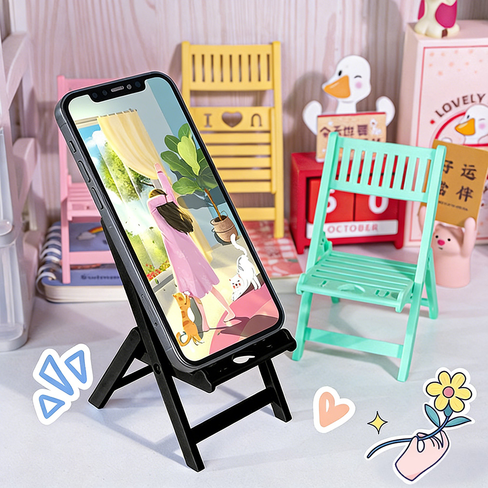 Desk Setup Videos - Mini Soporte Plegable para Teléfono, Soporte