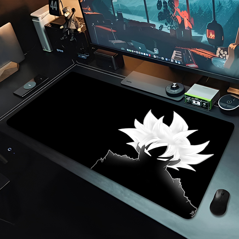 Desk Setup Accessories - Alfombrilla de Ratón DBZ Black Anime