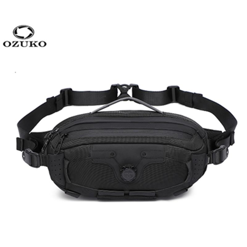 Dual Phone Holder - OZUKO-Bolso de pecho multifunción para hombre,