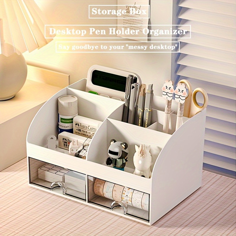 Desk Setup Organizer - Organizador de Escritorio de 6 Compartimentos