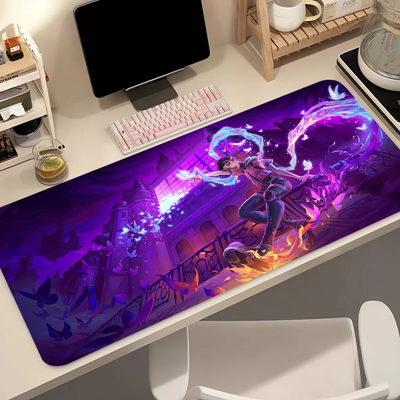 Desk Setup Accessories - Alfombrilla de ratón para ordenador, alfombrilla
