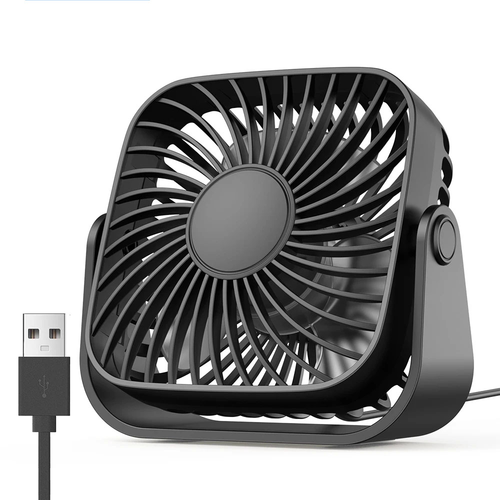 Desk Setup Home - Mini Ventilador USB Portátil de 4