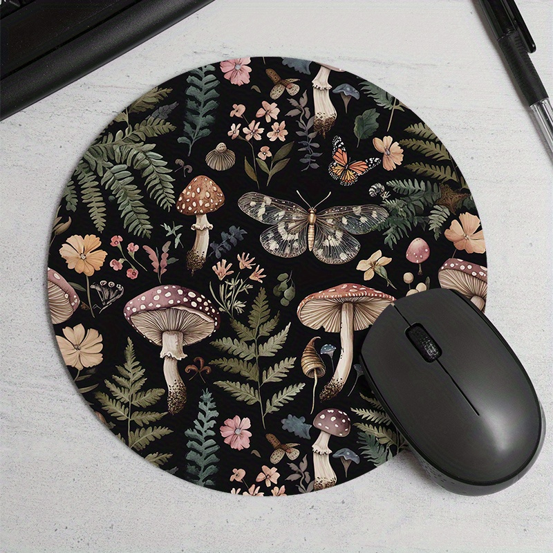 Desk Setup Organizer - Alfombrilla de ratón redonda con diseño