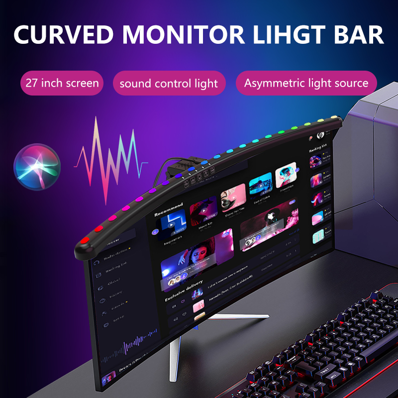 Barra de Luz RGB para Monitor, - Desk Setup Accessories reseña y precio