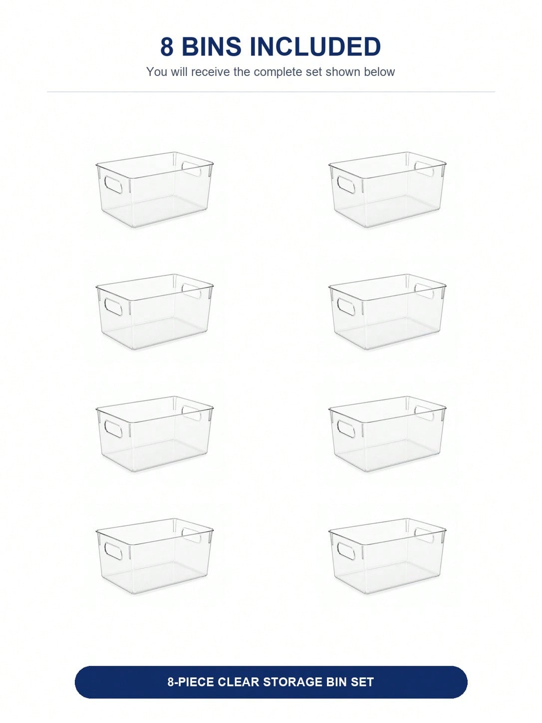 Paquete de 8 Contenedores Tran - Desk Setup Organization reseña y precio