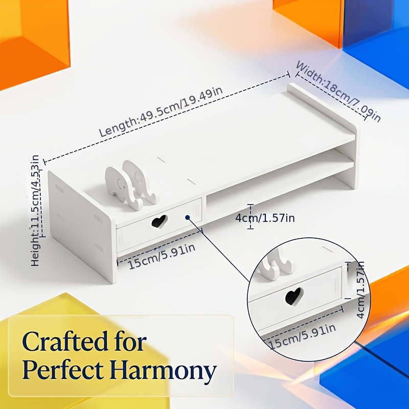 Soporte Elevador Minimalista p - Desk Setup Accessories reseña y precio