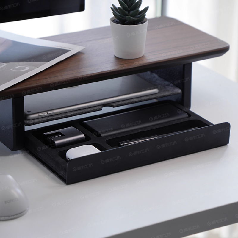 Soporte para Monitor, cajones  - Desk Setup Home reseña y precio