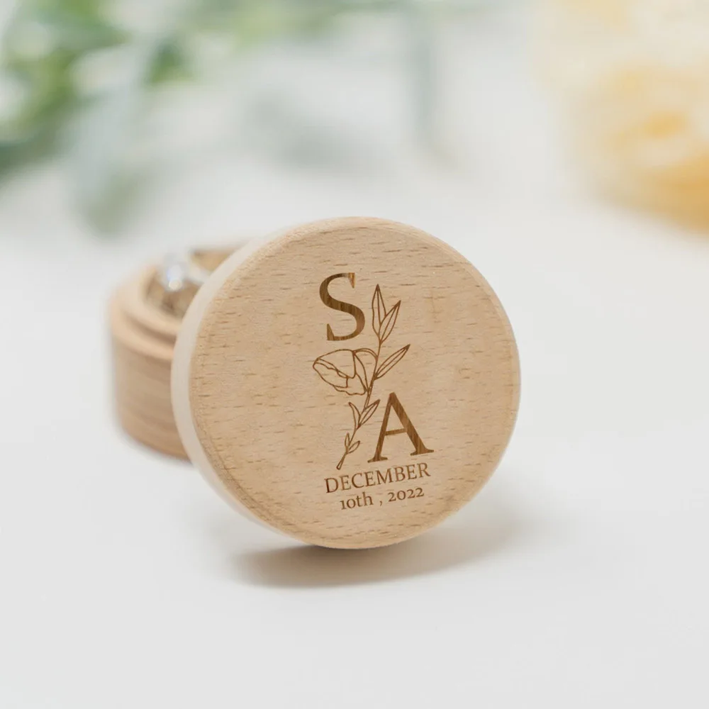 Caja de anillo de boda persona - Ring Binder Box reseña y precio