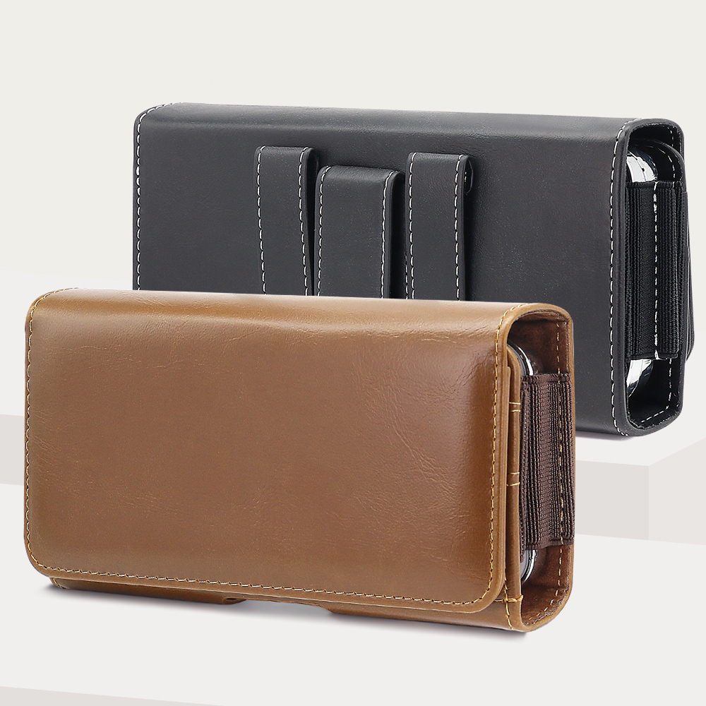 Bolsa para teléfono de cuero P - Dual Phone Holder reseña y precio