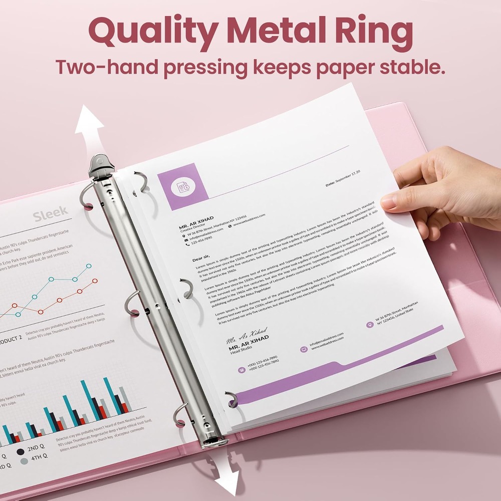 Carpeta de 3 Anillos de 1 Pulg - Ring Binder Box reseña y precio