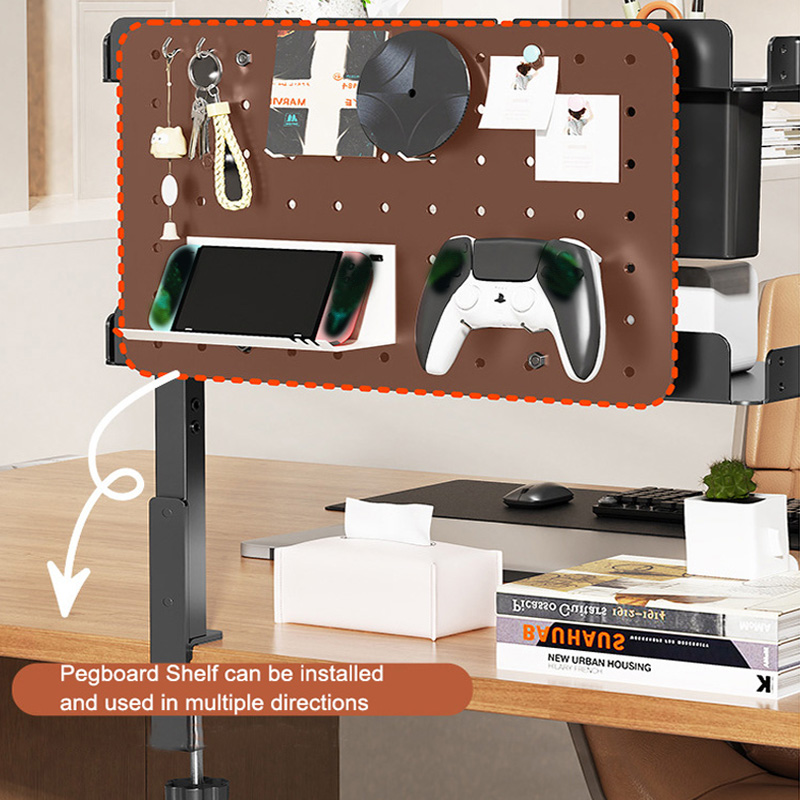 Estante de 2 niveles de 14 pul - Desk Setup Organizer reseña y precio