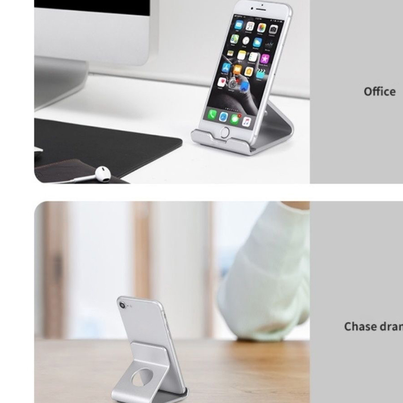 Soporte de Metal para teléfono - Desk Setup Organization reseña y precio