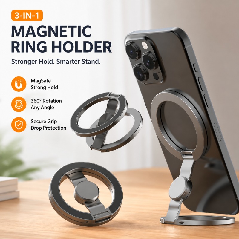 Soporte Magnético Magsafe de D - Dual Phone Holder reseña y precio