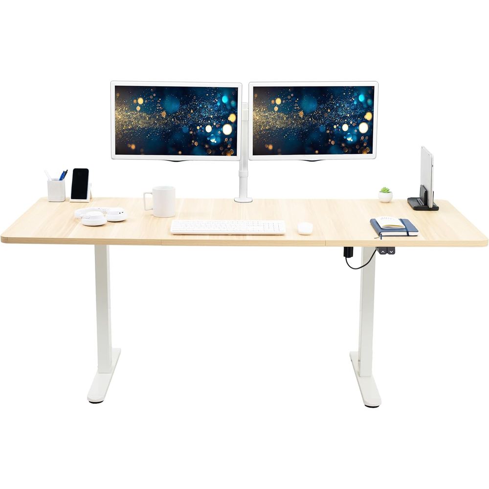 Escritorio eléctrico de 71 x 3 - Desk Setup Height reseña y precio