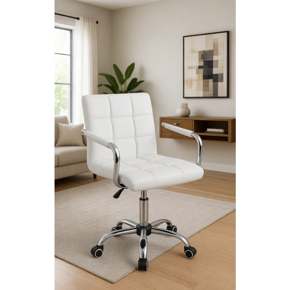 Silla de tocador - Tapizada en - Desk Setup Height reseña y precio