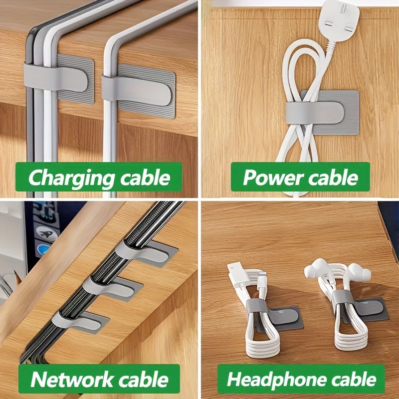 Bridas para cables reutilizabl - Desk Setup Charging Station reseña y precio