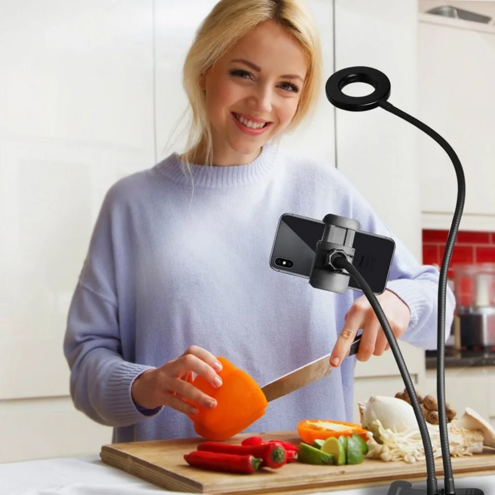 Anillo de luz Led de doble luz - Dual Phone Holder reseña y precio