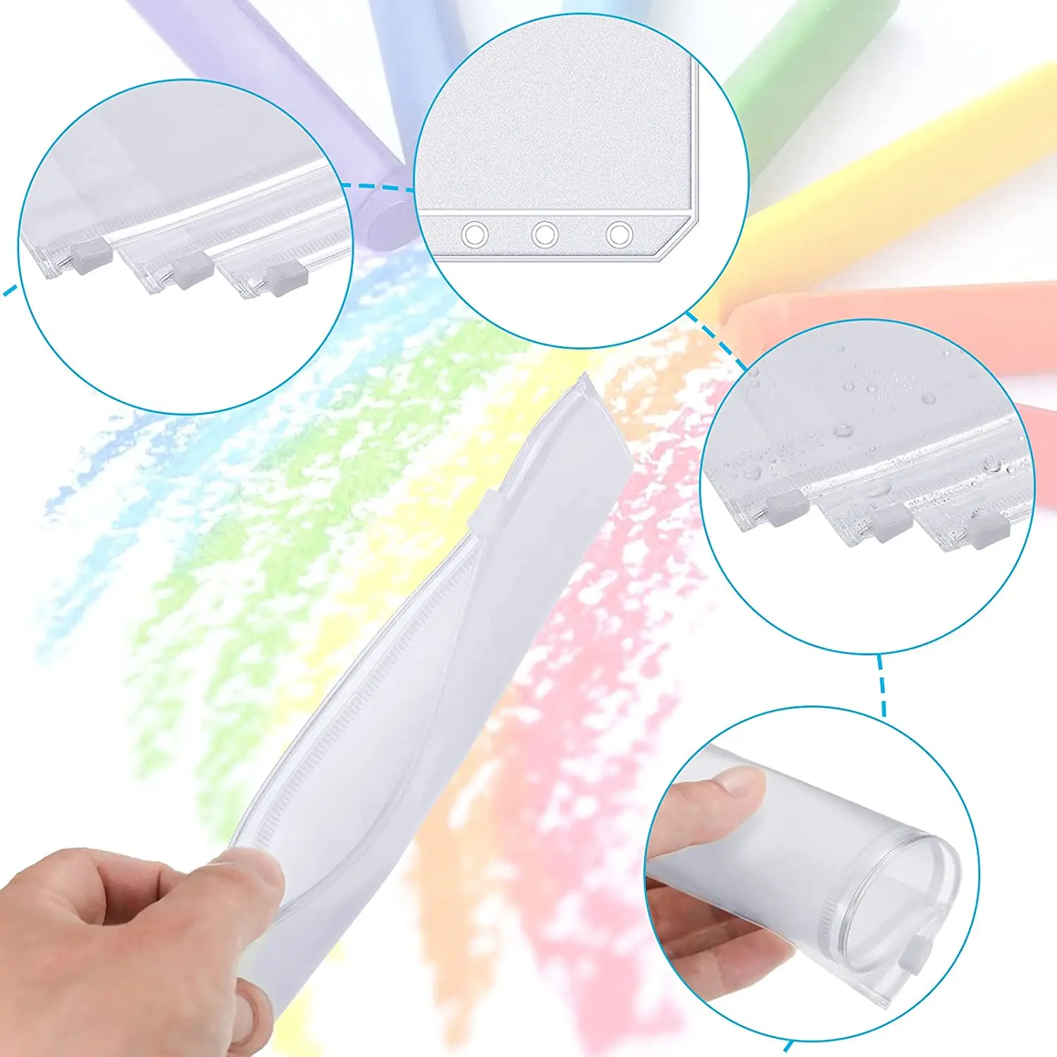 Bolsillos para carpetas A6, bo - Ring Binder Box reseña y precio