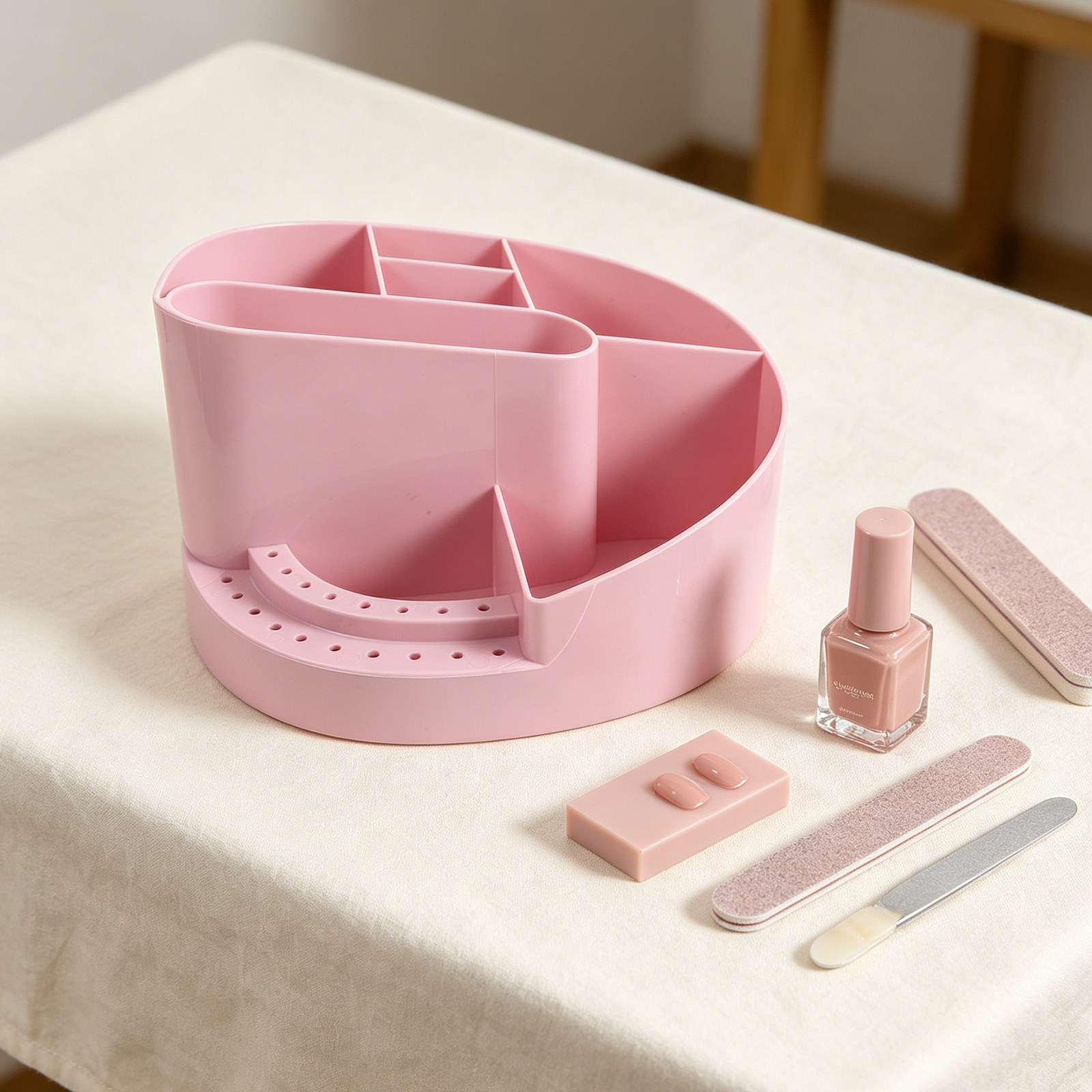 Caja Organizadora de Uñas con  - Desk Setup Organization reseña y precio