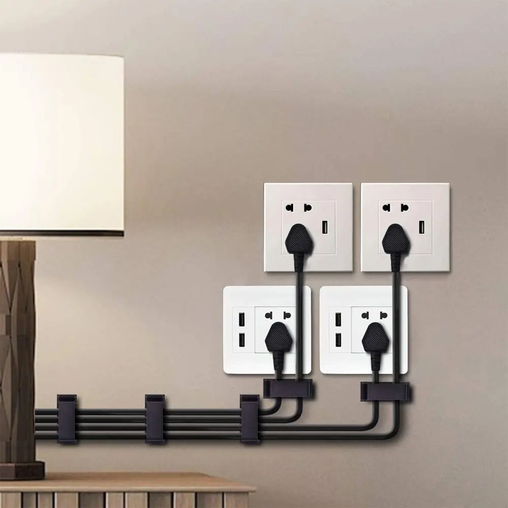 Soporte de cables autoadhesivo - Desk Setup Organizer reseña y precio