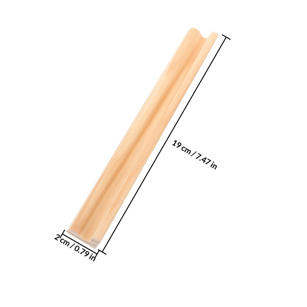 4 Soportes de Madera Natural p - Desk Setup Organization reseña y precio