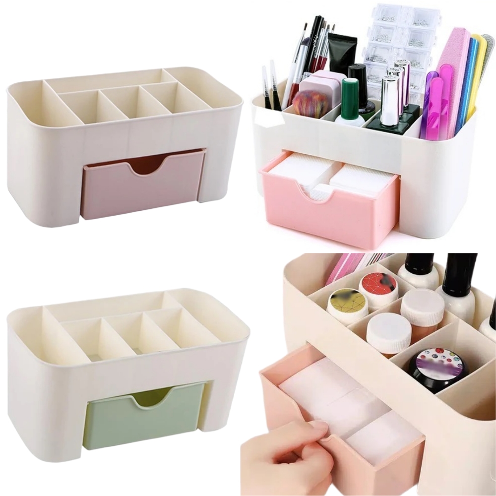 Organizador de uñas, cajón de  - Desk Setup Organization reseña y precio