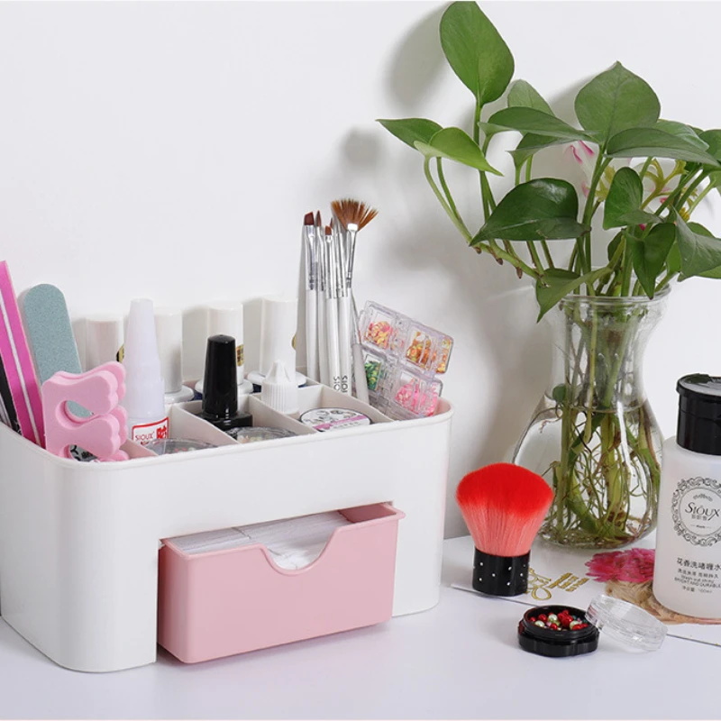 Organizador de uñas, cajón de  - Desk Setup Organization reseña y precio